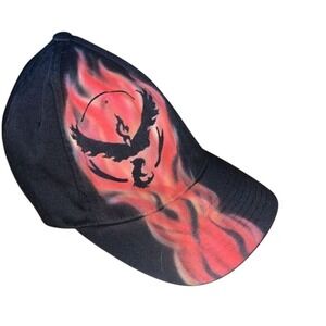 Pokemon GO TEAM VALOR Red Adjustable‎ Snapback Hat Baseball Cap
